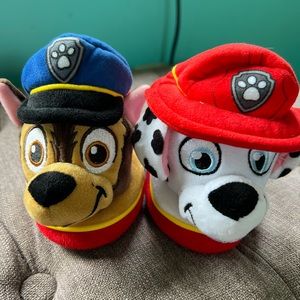 Paw patrol Marshall and Chase slippers